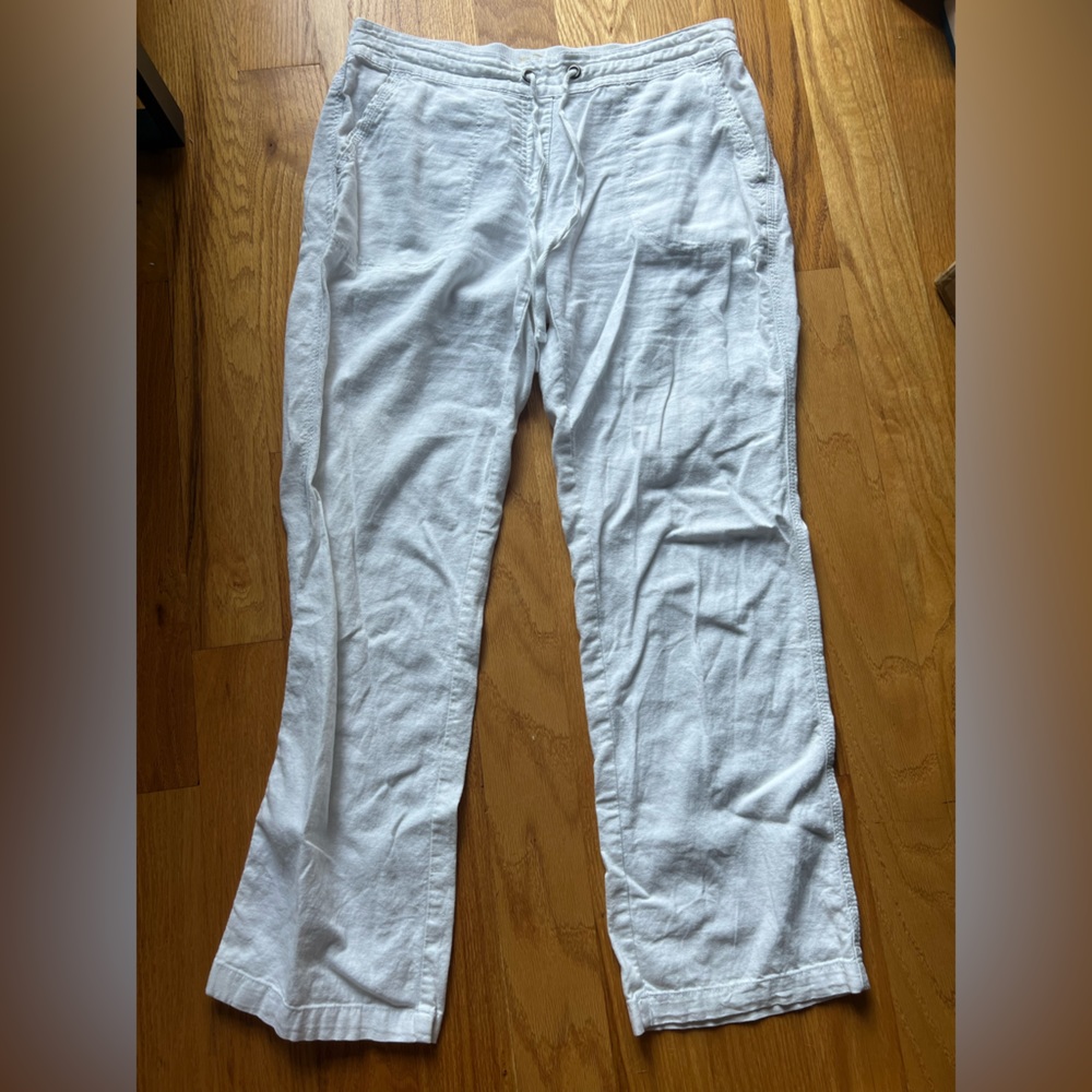 Per Se Linen Blend Pants